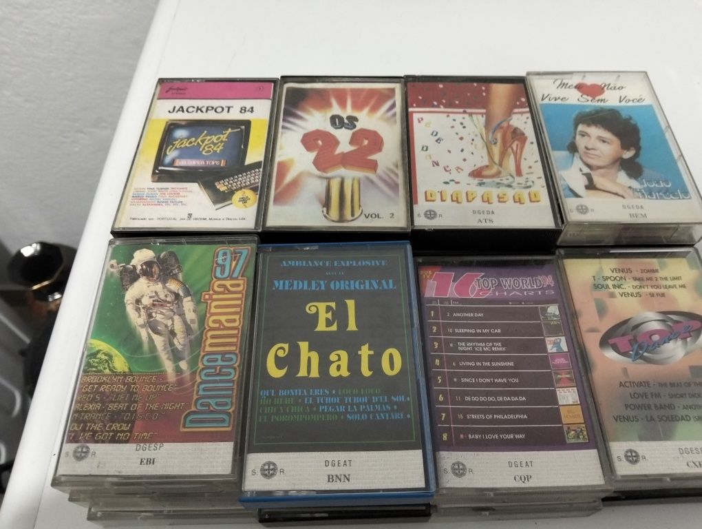 Cassetes, DVD antigos