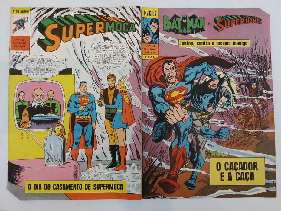 65 Livros Superman, Supermoça, e Superboy da Ebal e da Abril