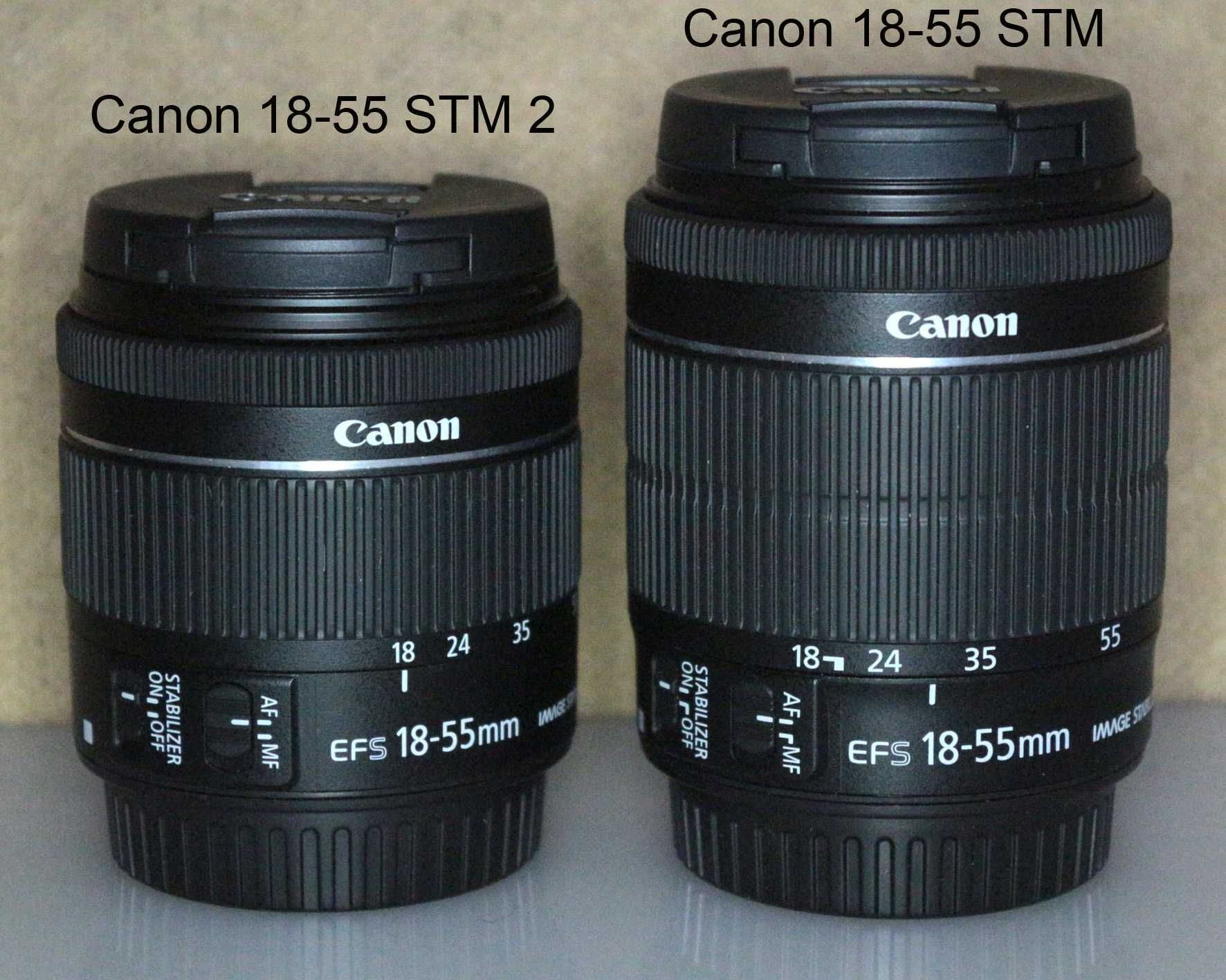 Canon EF-S 18-55mm f/3,5-5,6 IS, IS II, STM, STM II