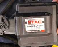 gaz sekwencja LPG Stag 200 Go Fast kompletny przód instalacji