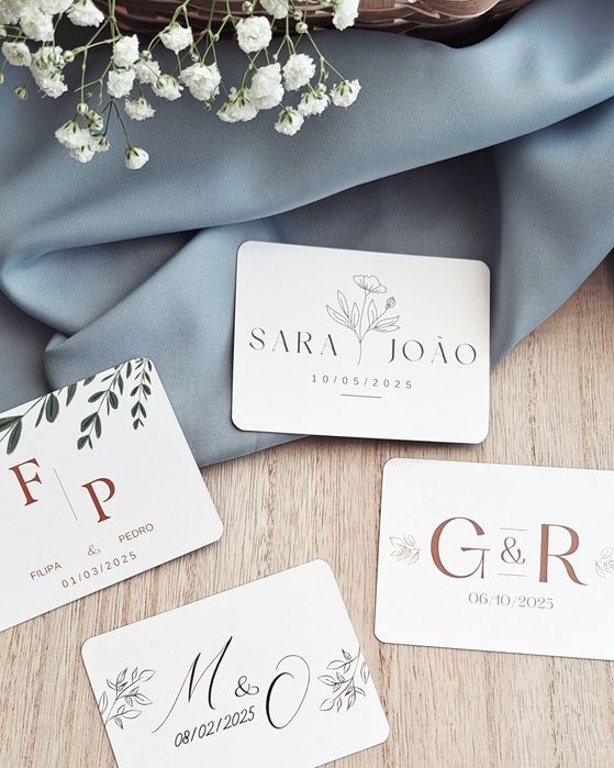 Lembrança de Casamento - Magnéticos Personalizáveis