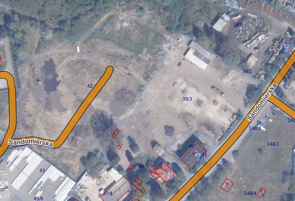 Działka przemysłowa Gdańsk, Sandomierska 1,8 ha z biurem 300m2