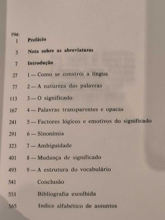 Semântica - uma Introdução à Ciência do Significado de Stephen Ullmann