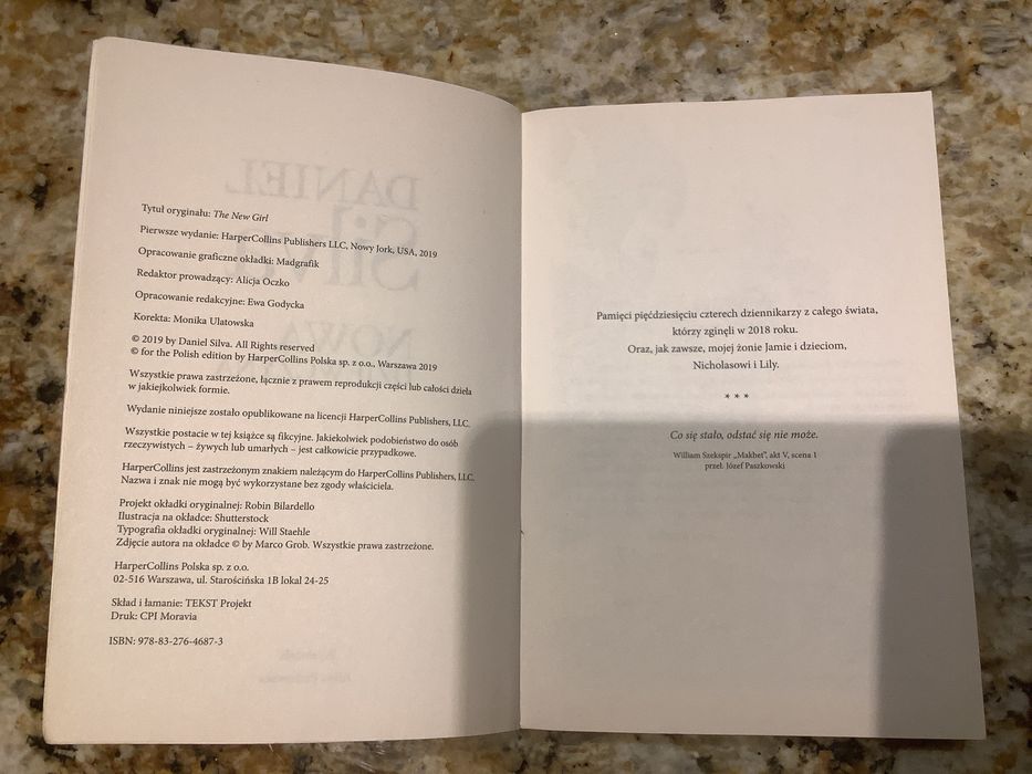 Nowa Dziewczyna Daniel silva