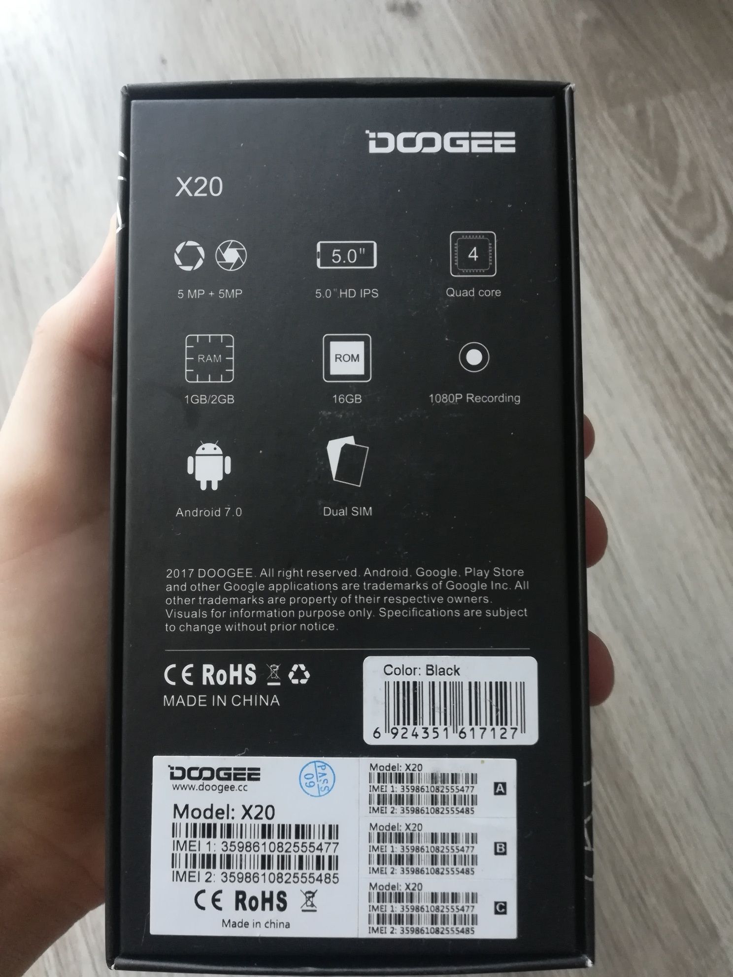 Smartfon Doogee 20