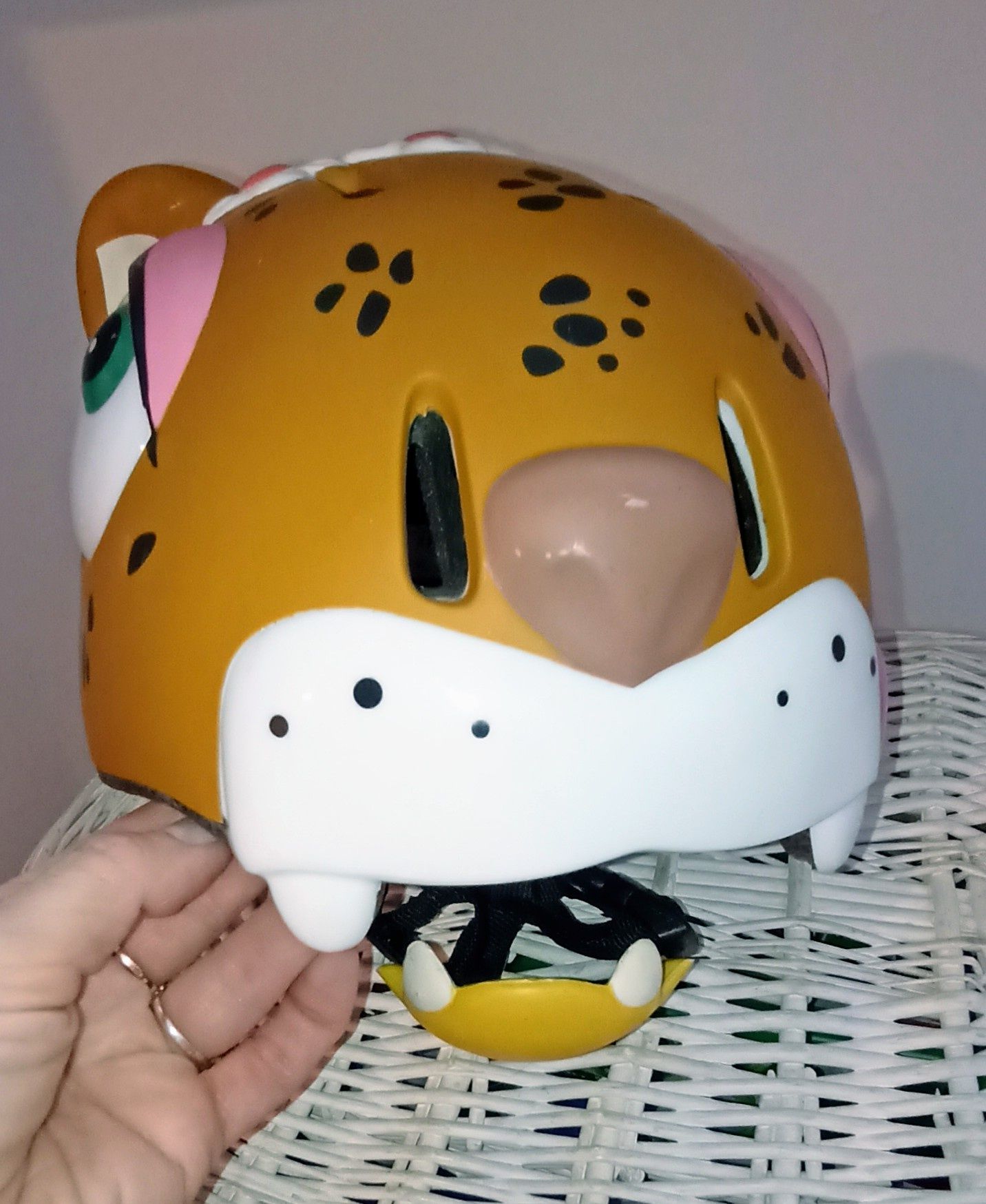 Frezy safety kask dziecięcy xs / S leopard
