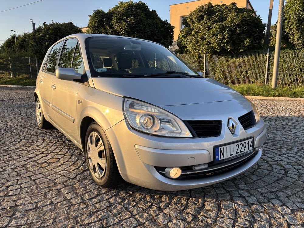 Renault Scenic II fl 2007r. Panorama Klimatronik 153 tyś km StanBdb