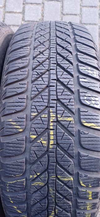215/65R16 98H FULDA , dwie używane opony zimowe.