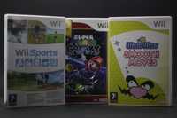 3 Jogos Wii (Super Mario Galaxy + Wii Sports + Wario Ware)