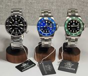 Чоловічий годинник Addiesdive Automatic 46мм 1000м Sapphire Diver's Bl