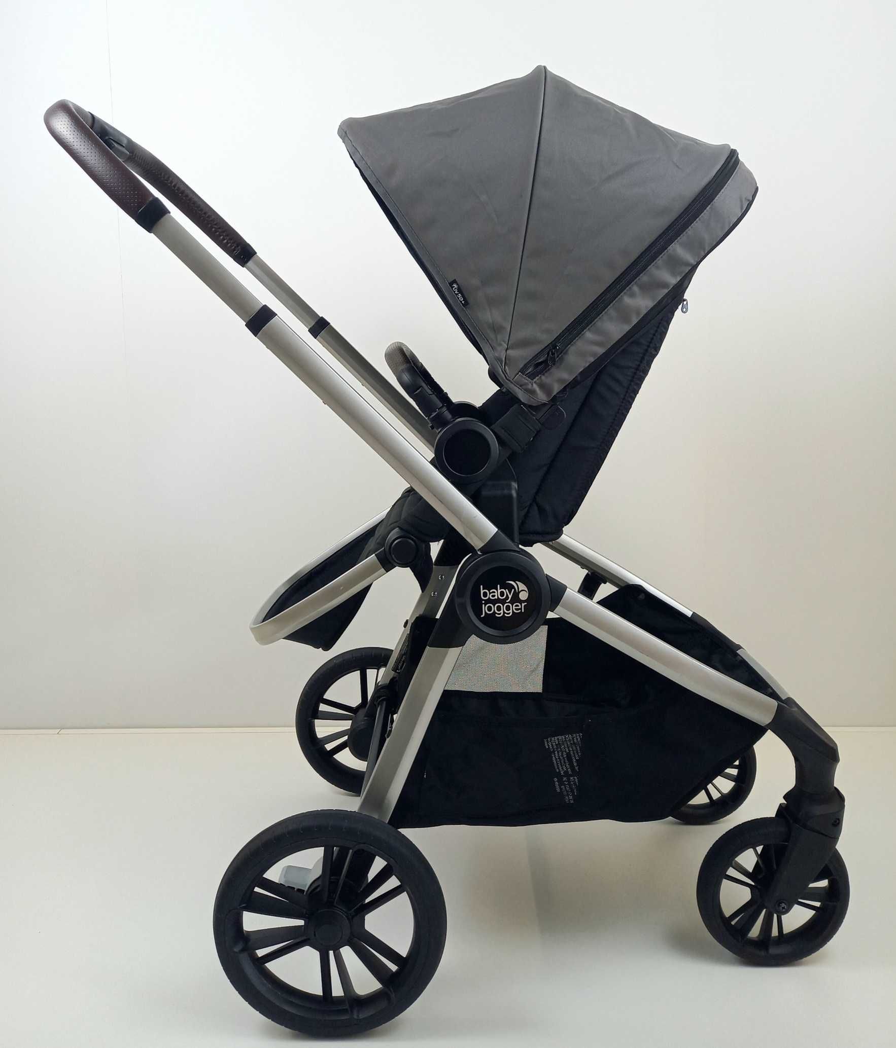 Wózek spacerowy Baby Jogger City Sights Dark Slate przód tył do 22 kg