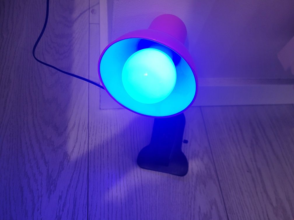 Lampka dyskotekowa LED + żarówka kolorowa