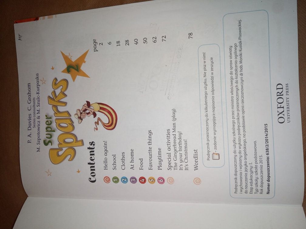 Super Sparks 2 podręcznik