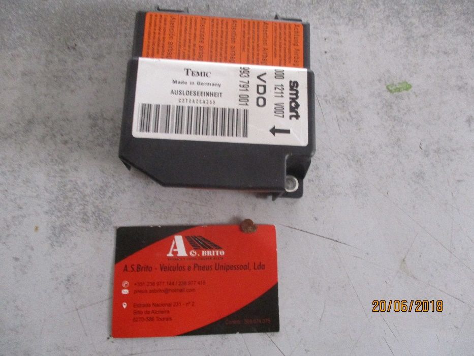 sensores, detonador de airbag smart fortwo 450