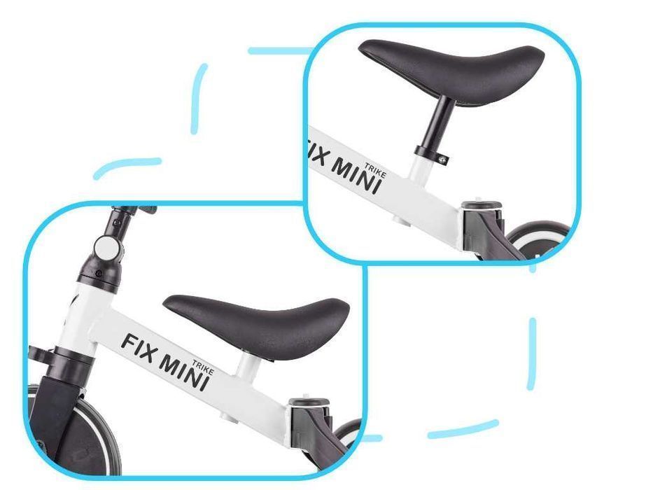 ROWEREK BIEGOWY Dla Dzieci Trójkołowy TRIKE FIX MINI z Pedałami 3W1