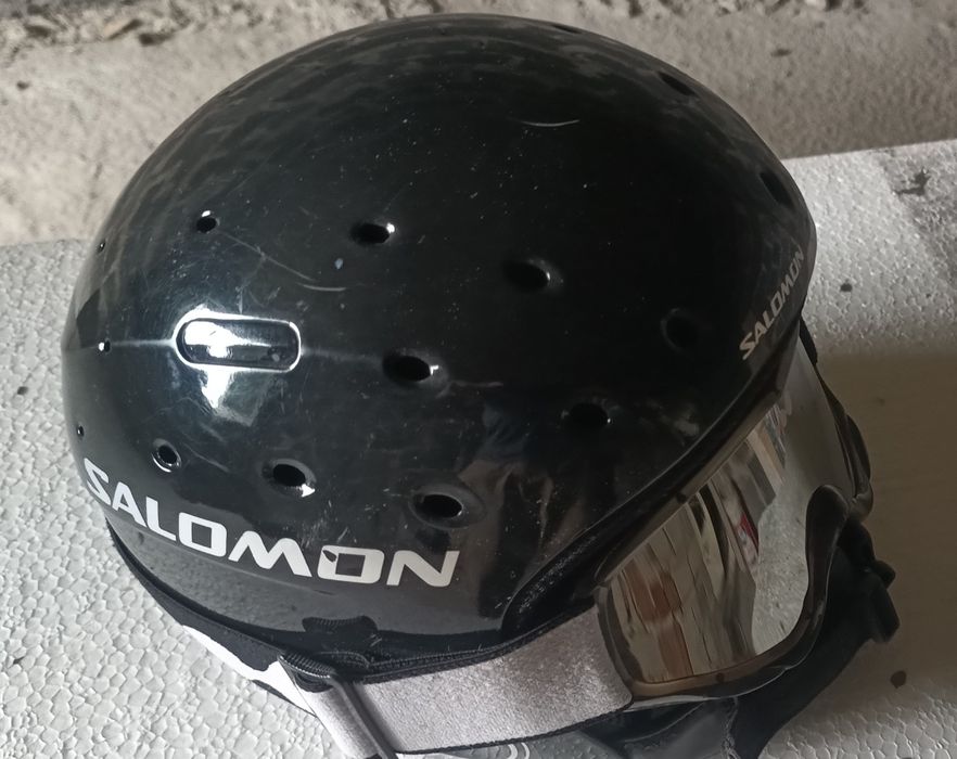 Kask Salomon narty snowboard, google gratis