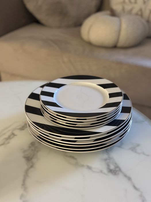 Talerze Home&You w paski