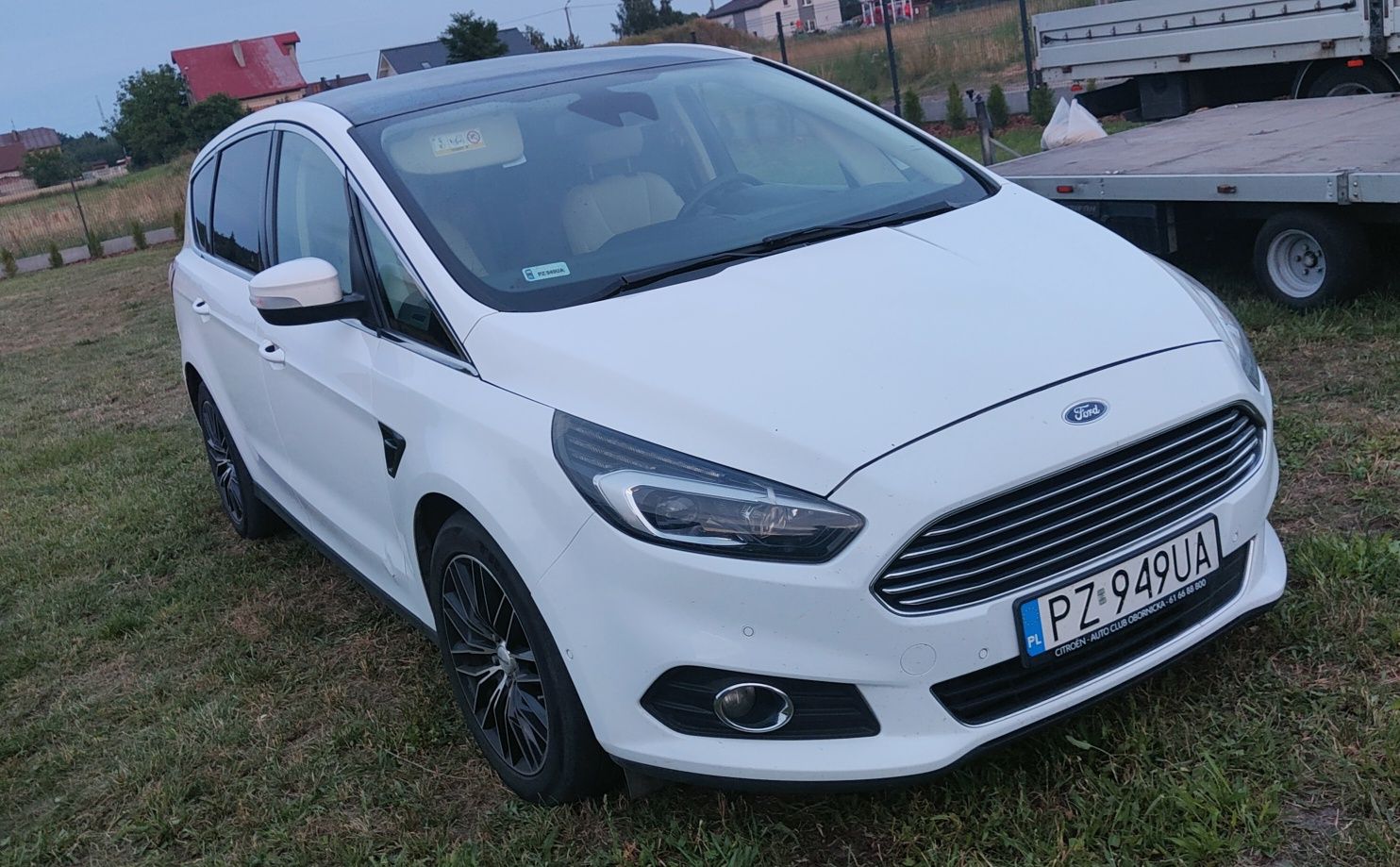 Ford S-Max Titanium 7 os, 180km Panorama,  Full opcja