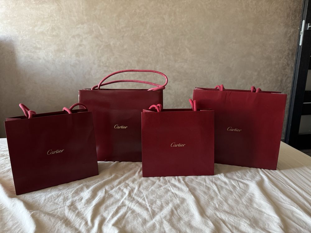 Пакет Упаковка Cartier сертификат