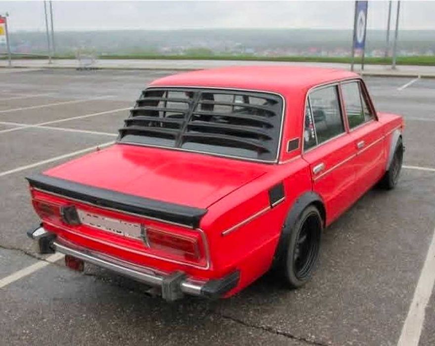 Бленда жалюзі, дріфт тюнінг накладка на заднє скло авто Ваз класика.