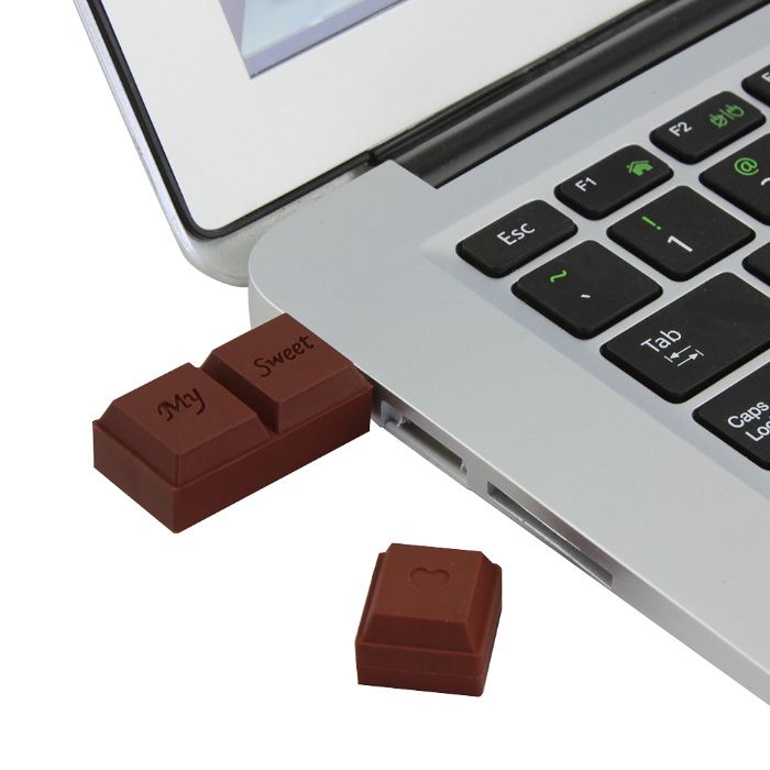 Флешка USB 32/64 ГБ шоколад флеш-накопитель ЮСБ 32/64 GB flash подарок
