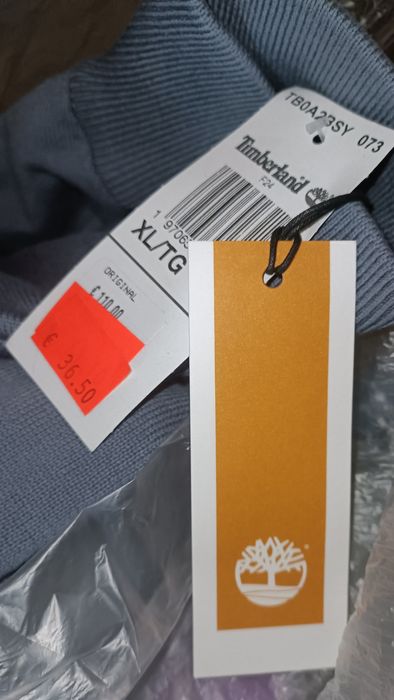 NOWY Timberland WILLIAMS XL - Kardigan szary bluza oryginalny męski