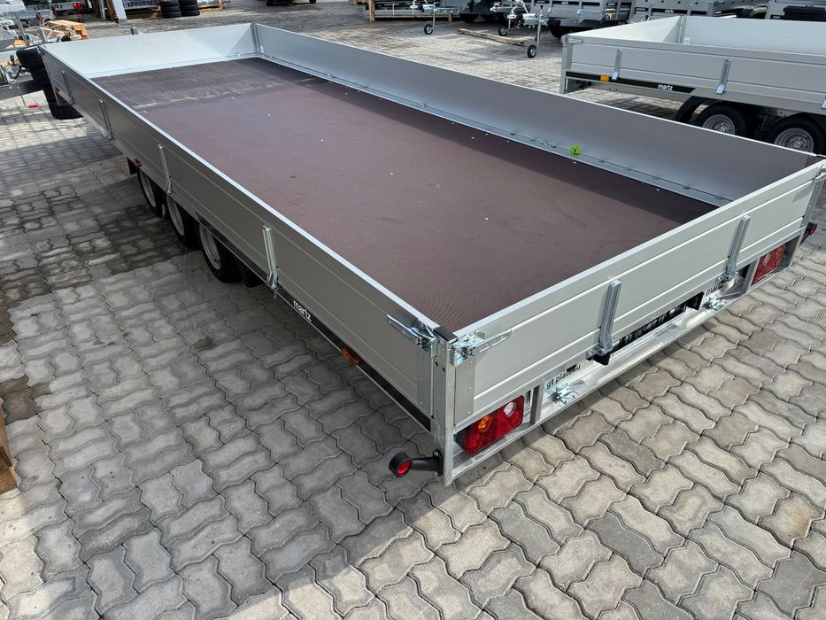 Atrelado MARTZ GT Plateau 600/3 (3.5T) + Taipais em Alumínio
