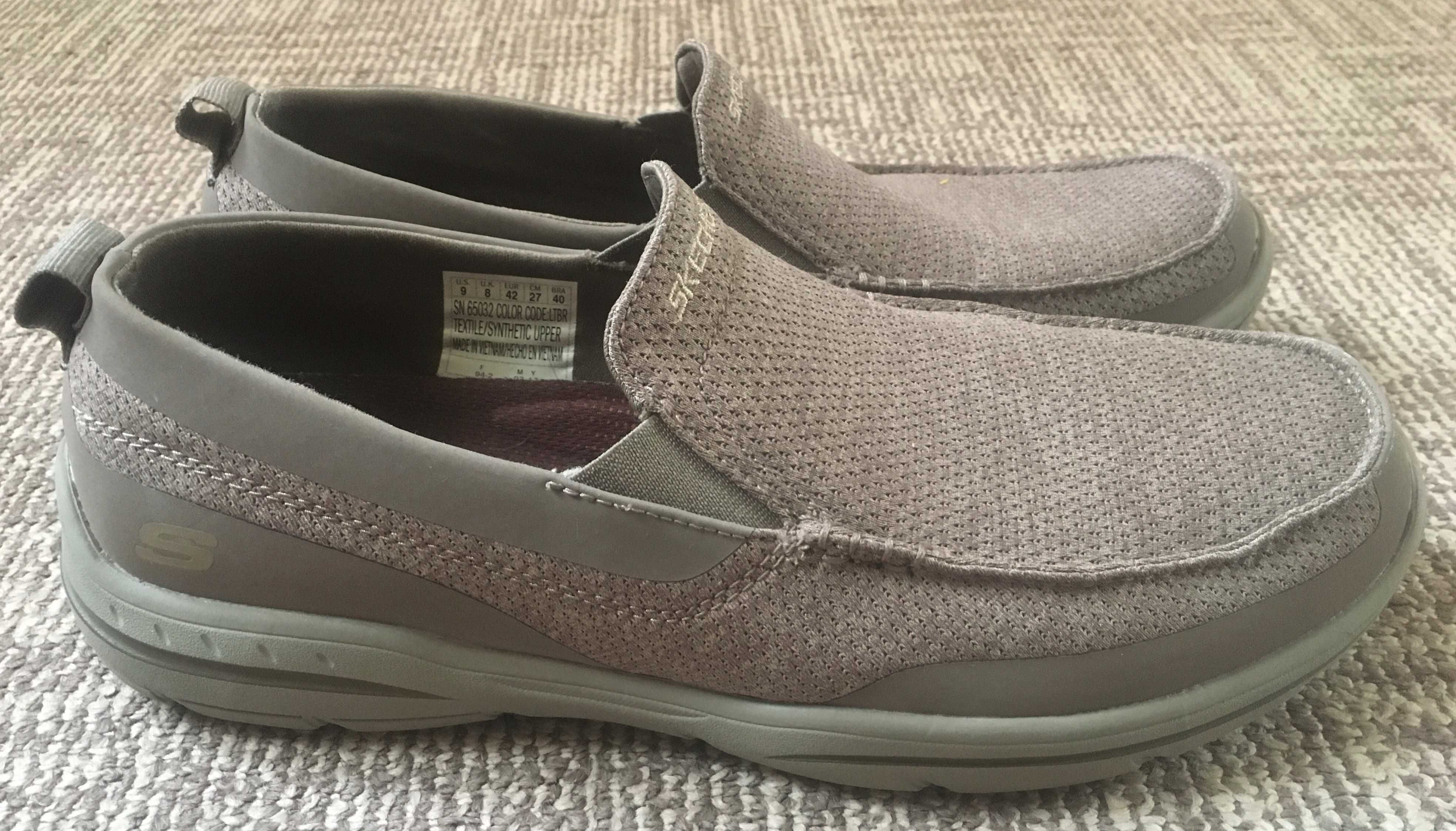 Макасины, туфли Skechers Relaxed fit Air-Cooled 42разм.