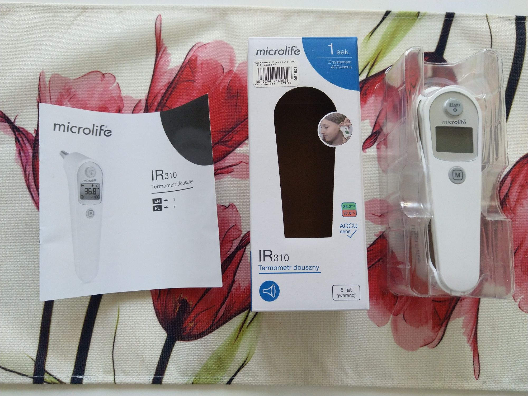 Termometr douszny Microlife IR 310