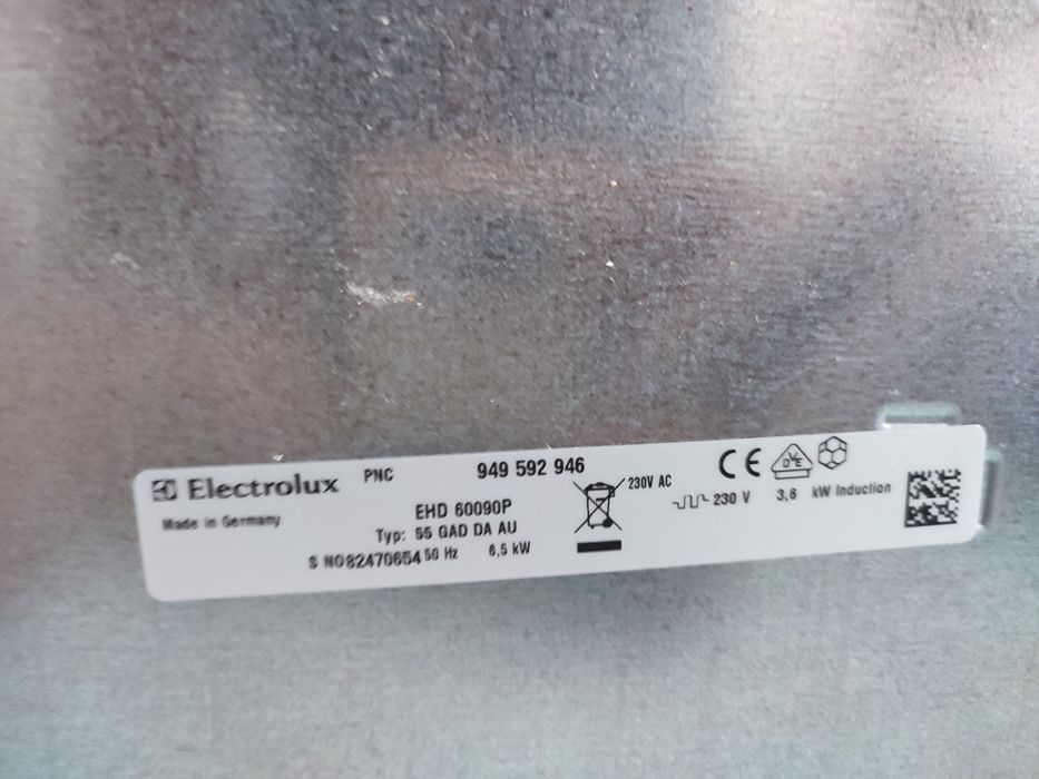 Płyta indukcyjna-ceramiczma elektrolux