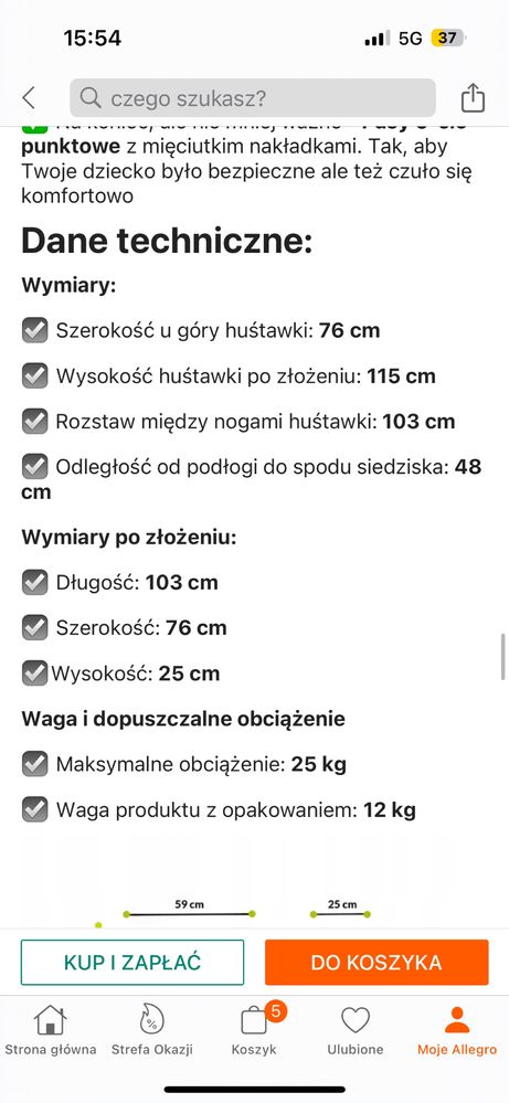 Huśtawka dziecieca