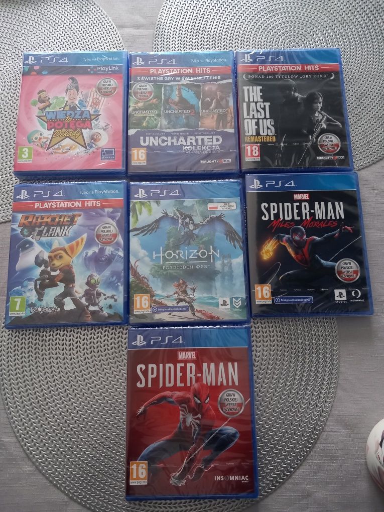 Nowe gry ps4 spiderman miles morales tlou uncharted 4