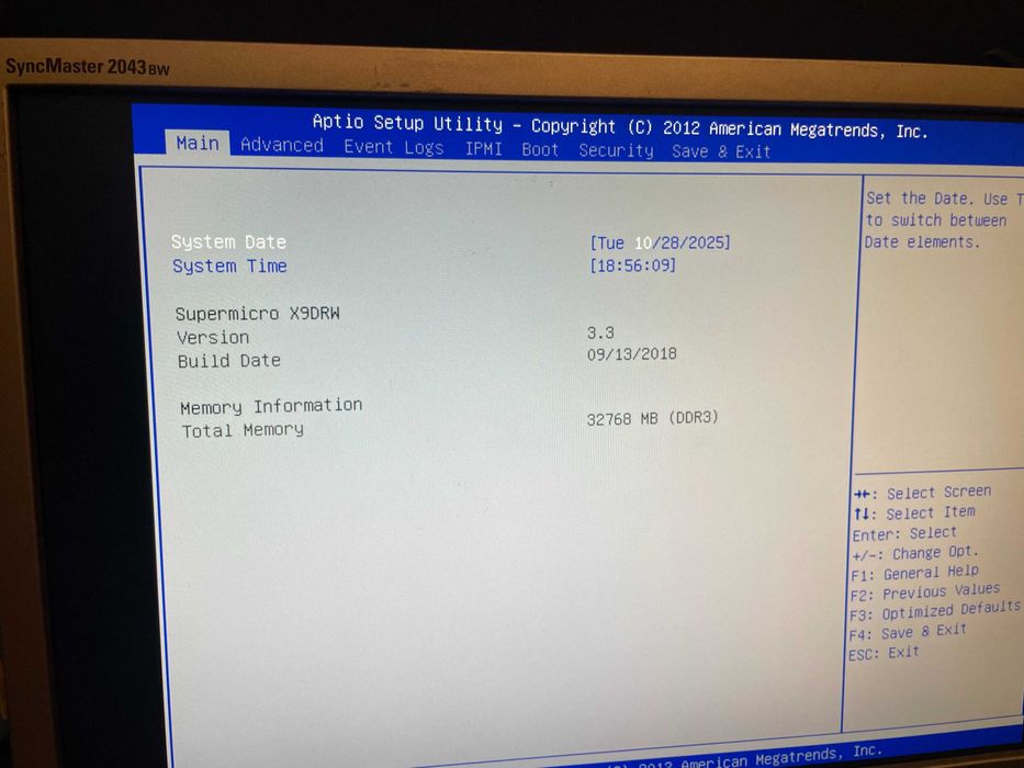 Сервер Server 1U Supermicro 6017R-WRF X9DRW-iF E5-2640  32Gb