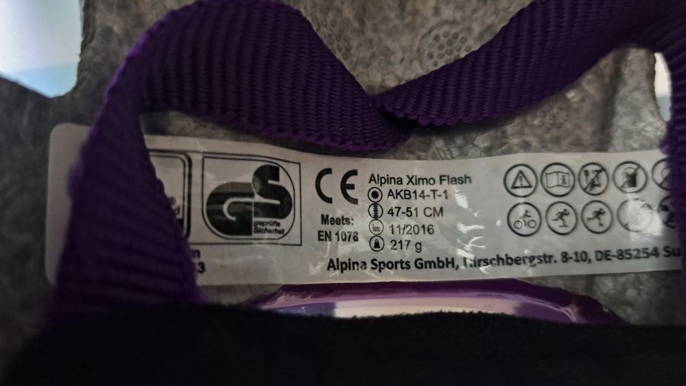 Kask rowerowy Alpina Ximo Flash 47-51 cm że światełkiem!