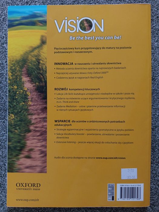 Vision Student's Book cz. 1 - A2 - (Oxford)