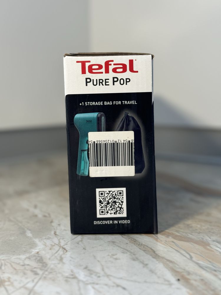 НОВИЙ ! Ручний відпарювач для одягу Tefal PURE POP GREEN DT2024E1