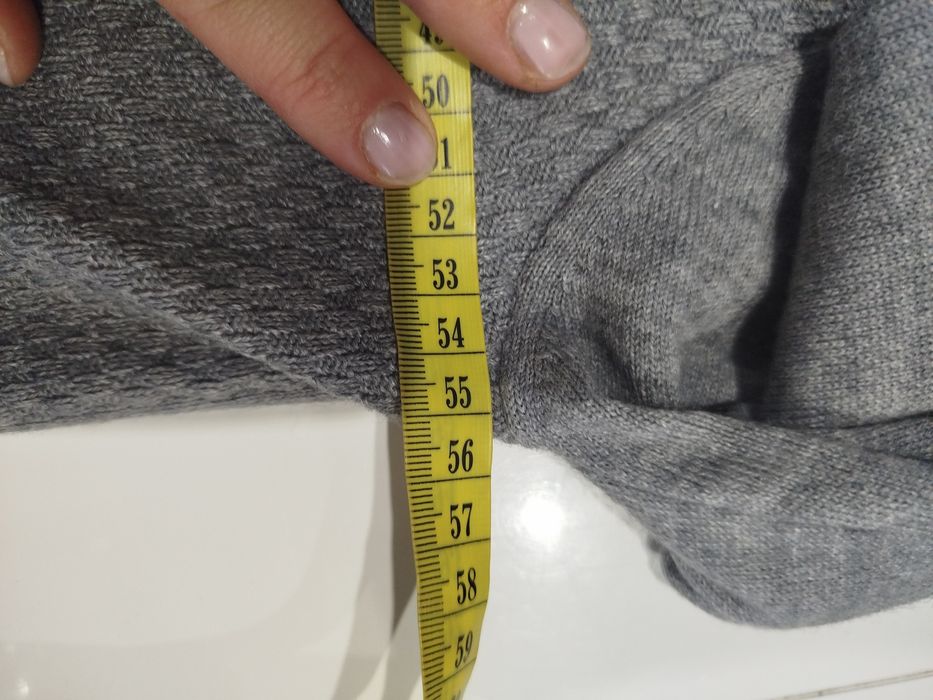 Rozpinany sweter na guziki kardigan wełna merino