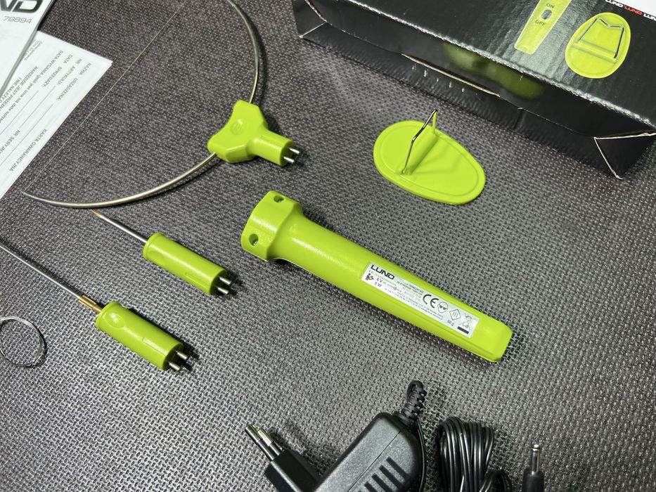 Термонож для пенопласта LUND + 3 насадки Польша