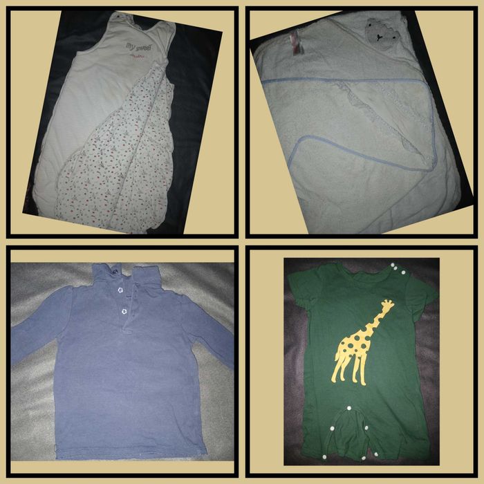 30 pça Roupas bebé lotes vários, 3,6,12 meses.carro,fraudas,parque et