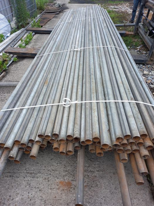 Rury ocynk slupki 75mm ścianką 3,2m