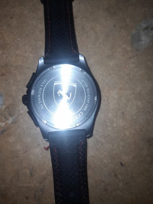 Relogio relógio scuderia ferrari  pilota evoluzione 5 troco lcd iphn 7