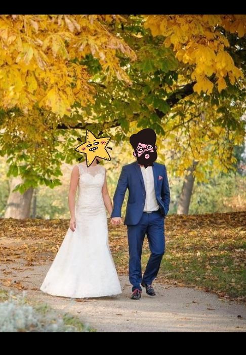 Suknia Ślubna z elegancką koronka