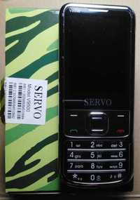 Телефон на 4 СИМ SIM карты Servo V9500.  Цвет черный. Рус. клавиатура!