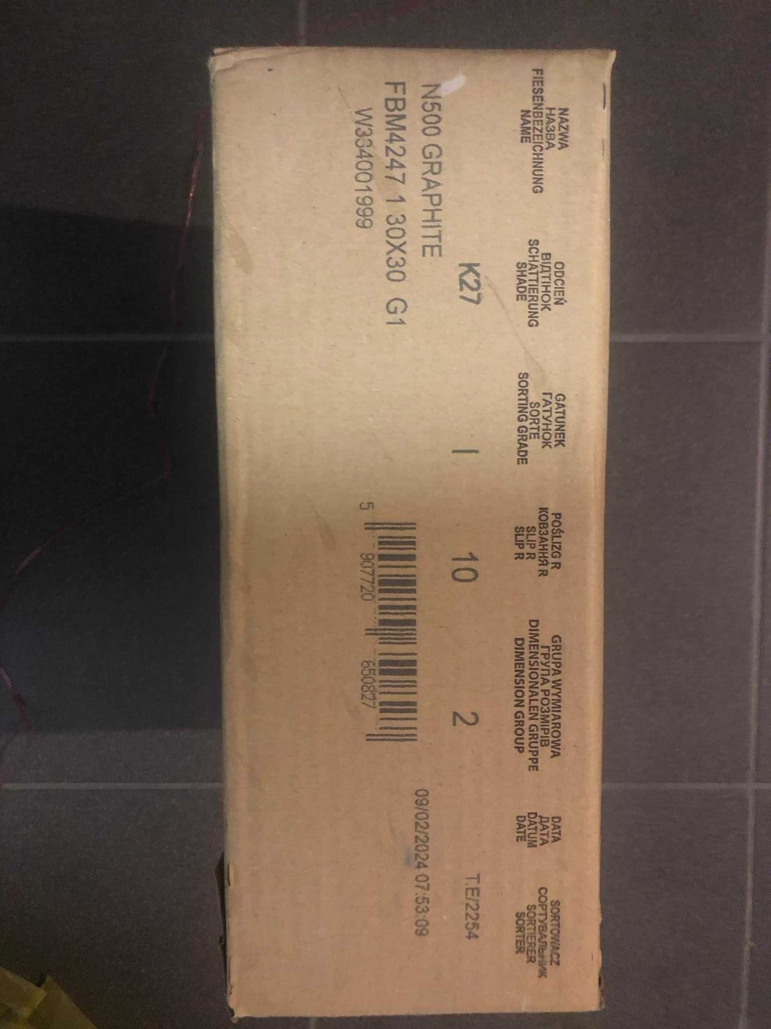 Gres techniczny 30x30 Cersanit Grafit