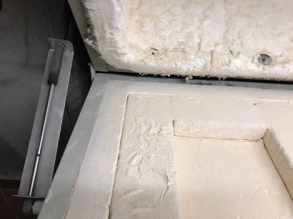 Forno de vidro fusão