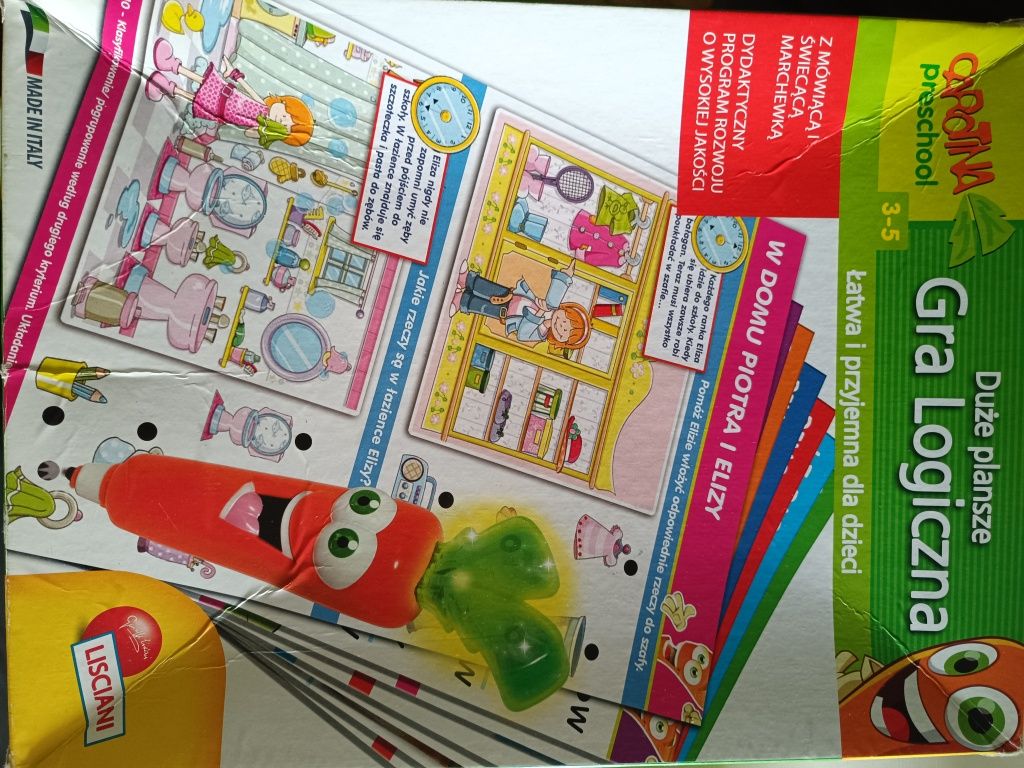 Gra edukacyjna z serii karotka 2szt (nowa+używana)