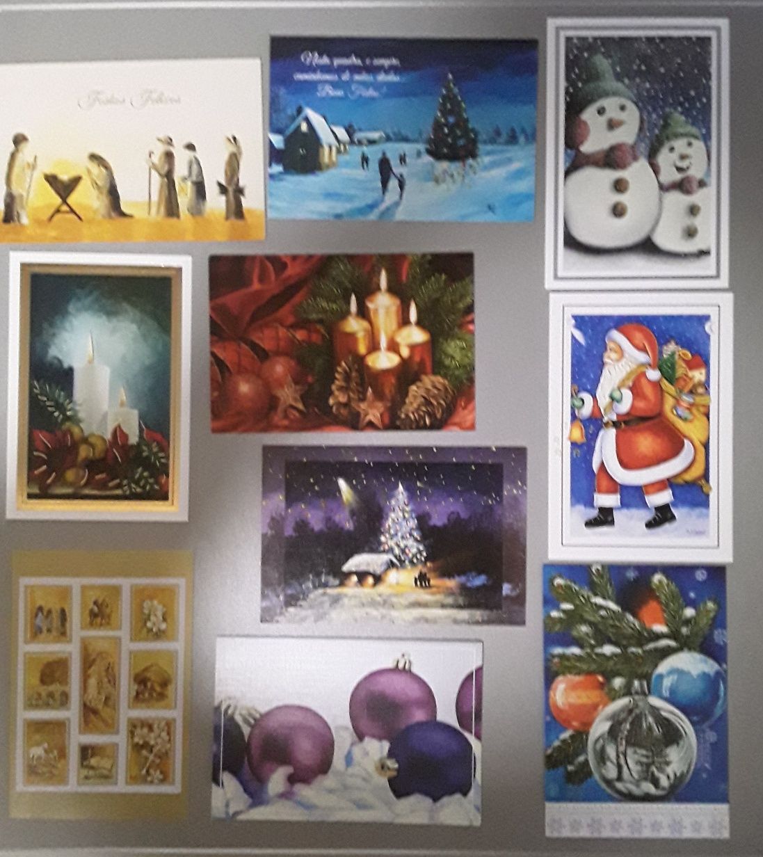 Conjunto de 10 postais de Natal (APBP) novos!
