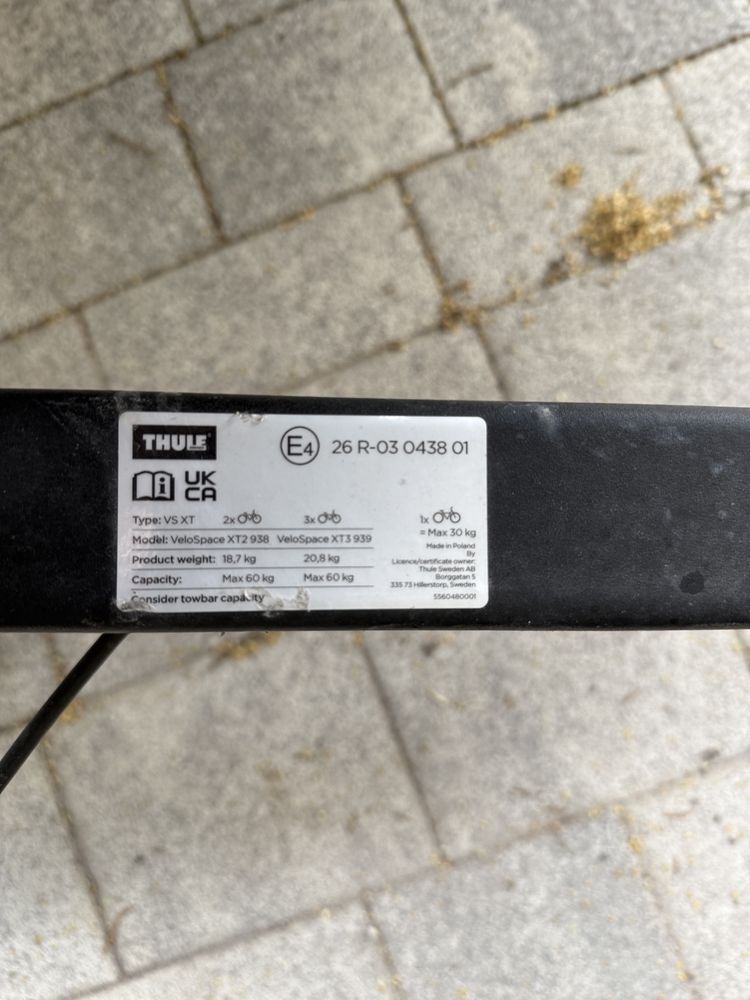 Sprzedam Thule VeloSpace 939 XT3+