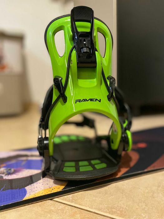 Deska snowboardowa CAPITA Scott Steevens mini 120cm z wiązaniami Raven