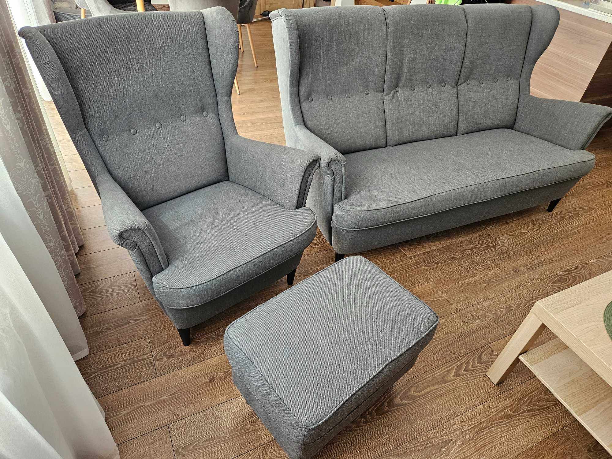 Podnóżek IKEA STRANDMON, ciemnoszary